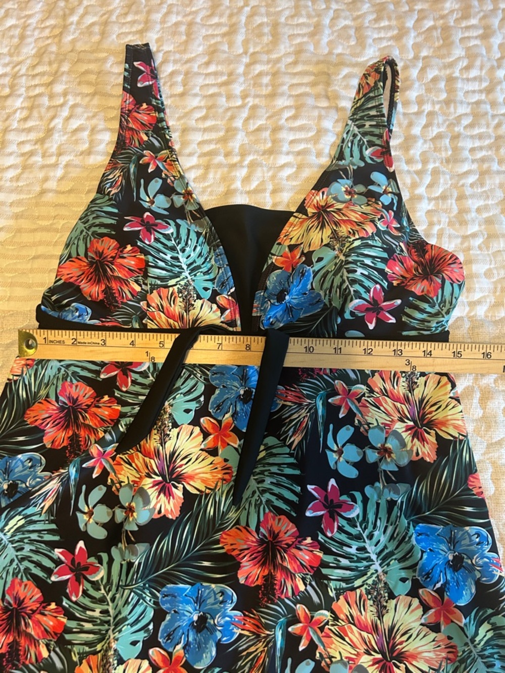 Bathing suit tankini/ tunic top - Picture 6 of 10